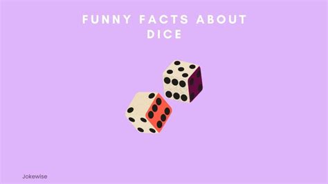 fun facts about dice|Dice .